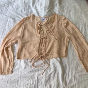 Princess Polly Tie Front Top